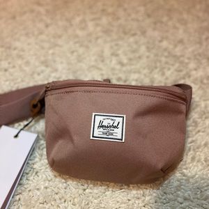 Herschel rose colored fanny pack!